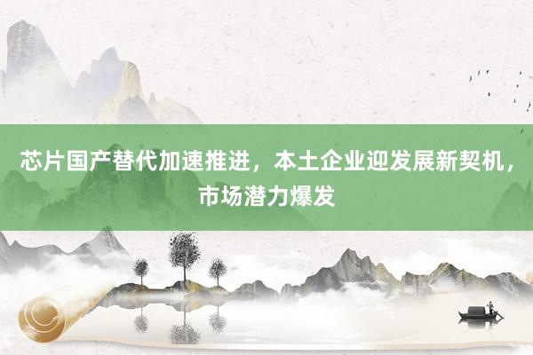 芯片国产替代加速推进，本土企业迎发展新契机，市场潜力爆发